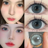 Popxstar  1Pair New Korean Color Contact Lenses for Eye with Degree Bright Fashion Blue Lenses Beauty Pupils Cosmetic Fast Shipping