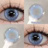 Popxstar 2PCS Silver Knight Contact Lenses for Eyes Rainbow Colored Eye Lenses Beauty Pupils Gradient Contact Lenses Optical Lens