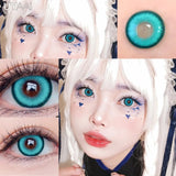 Color Contact Lens 1 Pair Korean Lenses Natual look Color Contact Lenses for Eyes Cosplay Lenses Big Eye Make-up Pink Lens
