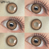 Popxstar New Green Colored Pupils for Eyes Big Eyes Color Contact Lenses Brown Lenses Gray Colored Lenses Free Delivery Lens