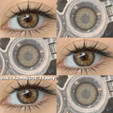 1 Pair Color Contact Lenses for Eyes Color Eye Lens Blue Eye Lenses Brown Lenses Gray Pupils Lens Yearly Green Contacts