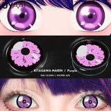 Popxstar Halloween Cosplay Cosmetics Color Contact Lenses Red Color Lens Anime White Lenses Big Eye Lenses