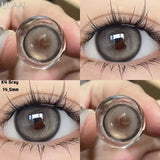 Popxstar  Color Contact Lenses for Eyes Makeup Brown Natural Big Eye Lenses Gray Eye Contact Green Color Lens NEW Cleopatra Series