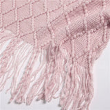 Popxstar  Summer Blanket for Bed Sofa Knitted Blanket With Tassel Nap Blankets Air Conditioning Blanket Soft Throw Blanket Bed Sheet Cover