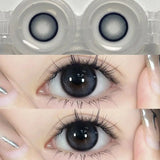 Blue Color Contact Lenses Black Pupil 6months 1pair Cosmetic Lenses