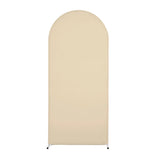 Popxstar Double Sided Arch Backdrop Cover Sage green Wedding Decoration Zipper Thickened Stretch backdrop Cover for Party Scene Setting