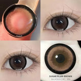 Popxstar 1 Pair Color Spectacle Lens Contact Lenses Beauty Natural Pupil Comestic Color Lens Eyes Myopia Lenses Eye Color Yearly