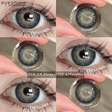 2pcs NEW Colored Contact Lenses Fashion Blue Eyes Lenses Gray Beauty Pupils Brown Eyes Contacts Green Lens 6 Months Use
