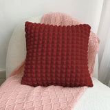 18x18in Solid Nordic Cushion Cover Texture Sensation Throw Pillow Cover For Living Room Bedroom Sofa Office Waist Pillow Case
