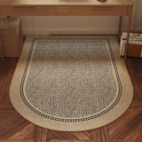 Popxstar Study Bedroom Home Carpet Chair Non-slip Floor Mat Beige Striped Rug Living Room Swivel Chairs TPR Bottom Anti-slip Area Rugs