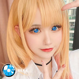 Cosplay Contact lenses Cosmetics Colored Contact Lenses Makeup Cosplay Red Lenses White Lenses Big Eyes Blue Contact Lense
