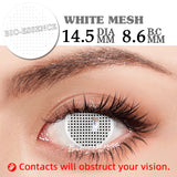 Popxstar  1 Pair Contact Lenses for Eyes Cosplay Lenses Anime Lenses Anime Accessories Halloween Lenses Black Lenses Pink Lens