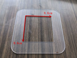 Popxstar Transparent Switch Protective Cover Socket frame Decor waterproof punch-free acrylic Panel sticker