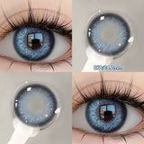 Popxstar  2PCS Silver Knight Contact Lenses for Eyes Rainbow Colored Eye Lenses Beauty Pupils Gradient Contact Lenses Optical Lens