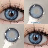 Popxstar 2PCS Silver Knight Contact Lenses for Eyes Rainbow Colored Eye Lenses Beauty Pupils Gradient Contact Lenses Optical Lens