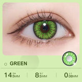 2Pieces Color Contact Lenses Bueatiful Pupil Cosmetic Circle Lens Yearly Cosplay Colour Contacts