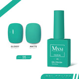 popxstar Mxsi 15ml Gel Nail Polish Neon Brown Royal Blue Red Green Pastal Nude Nail Art Varnish Gel Lacquer Top Coat UV Gel Nail Not Set