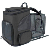 Cat Bag Outdoor Portable Cat Backpack, Foldable Small Dog And Cat Outdoor Bag Expandable Double Shoulder Pet Backpack
