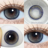 Popxstar Prescription Contact Lenses Myopia Lenses with Diopters Natural Pupils Color Contact Lenses for Eyes Brown Lenses 2pcs