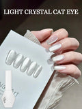 Autumn Winter Blue Black Red Glass Bead Crystal Cat Eye Gel Nail Polish New Whitening High Density Sparkling Nail