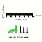 Popxstar Metal Key Holder Home Wall Hooks Organizer Door Entryway Hallway Kitchen Wall Bedroom Decor Rack with 7/9 Hooks