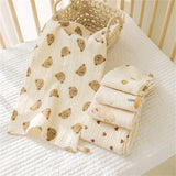 Popxstar Cotton Muslin Baby Face Towel Long Burp Cloth for Newborn Kindergarten Hand Towels Infant Drooling Bibs Washcloth Baby Items
