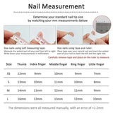 Popxstar  10Pcs French Almond Handmade Press on Nails Fake Nails with Cherry Pattern Wearable Stick-on Nails False Nail