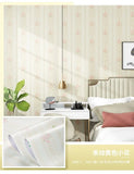 Popxstar Wallpaper Self-adhesive Moisture-proof Pastoral Flower Living Room Bedroom Waterproof Erasable Wall Sticker Home Decoration