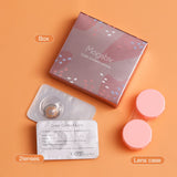 Popxstar Color Contact Lenses For Eyes Gray Prescription Lenses Contact Lenses with Diopters Colored Eye Lenses Beauty Pupils