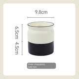 Chopstick Barrel, Ceramic Household Water Drainage Tableware Barrel Kitchen Knife and Fork Storage Rack