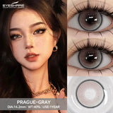 1Pair New Color Contacts Lenses Fashion Soft Blue Green Eyes Contacts Gray Beauty Pupils Brown Eyes Lenses Fast Shiping