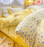 Popxstar  new 3D winter engraved thickened milk fleece double-sided fleece quilt cover coral fleece dormitory single quilt cover