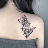 Popxstar  Butterfly Tattoo Sticker Waterproof and Long-lasting Temporary Tattoo