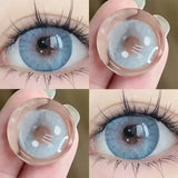 1pair Contact Lenses Color Contact Lenses With Myopia Soft Lenses Pupils for Natural Women's Beauty and Makeup for a Year
