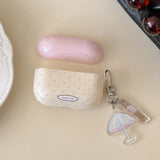 Popxstar Simple Style Girl Silicone Case For AirPods1 2 For AirPods 3 For AirPods Pro Earphone Accessories Cute Pink Umbrella Dog Pendant