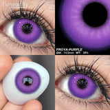 Popxstar   1pair Cosplay Color Contact Lenses for Eyes Anime Cosplay Eye Contacts Blind Black Colorful Lenses Halloween Eye Pupils
