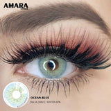 Popxstar  Natural Color Contact Lenses for Eyes OceanSeries Soft Contacted Lens Color Eye Lenses Beauty Cosplay Eyes Cosmetics(2pcs)