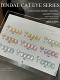 Autumn Winter Blue Black Red Glass Bead Crystal Cat Eye Gel Nail Polish New Whitening High Density Sparkling Nail