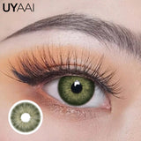 Popxstar Myopia Colored Contact Lenses with Diopters Brown Color Lens Eyes Green Lenses Graduated Blue Lenses Colored Pupils