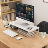 Popxstar Computer Monitor Elevated Monitor Base Home Office Storage Rack Computer Desktop Creative Storage Rack Office Storage Supplies