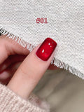 Autumn Winter Blue Black Red Glass Bead Crystal Cat Eye Gel Nail Polish New Whitening High Density Sparkling Nail