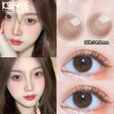 Popxstar  1 Pair Myopia Color Lenses for Eyes with Prescription  Natural Eyes Contacts Lenses Wearing Comfort Yearly Fast Shipping