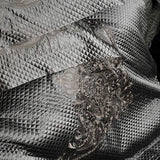 Popxstar  4Pcs European Luxury Brocade Silk Cotton Embroidery Bedding Set Soft Silky Duvet Cover Set With Quilted Bedspread Pillowcases