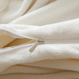 Popxstar  4Pcs Korean Princess Style Bedding Set Rose Flowers Embroidery French Lace Ruffles Milk Velvet Duvet Cover Bed Sheet Pillowcases