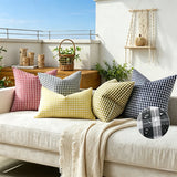 Outdoor Waterproof Square Pillow Covers Decorative Cushion Cover for Patio Couch Sofa Living Room Home Decor 45x45cm/50x50cm