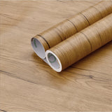 Popxstar Wood Grain Peel and Stick Wallpaper Self Adhesive Removable Contact Paper Plank for Countertop Cabinets Vinyl Film Roll