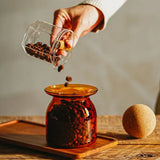 Popxstar  Coffee Bean Storage Jar Retro Sealed Food Grade Glass Coffee Powder Preservation Large Capacity Storage Bottle