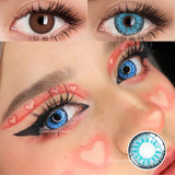 Popxstar 1 Pair Color Contact Lenses for Eyes Natural Look Spy X Family Anime Lenses Red Lenses Brown Lenses Gray Lenses