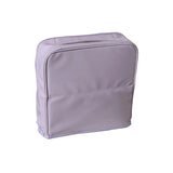 PU Vertical Makeup Bag Multi-layer Solid Color Stationery Storage Bag Square Large Capacity Cosmetics Storage Bag Travel