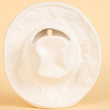 Creative Unique Cowboy Hat Vase Western Style Handmade Ceramic Vase Modern Flower Arrangement Ornaments Tabletop Centerpiece